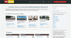 Desktop Screenshot of immobelgique.com